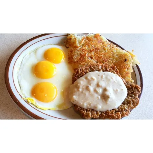 Chicken Fried Steak & Eggs